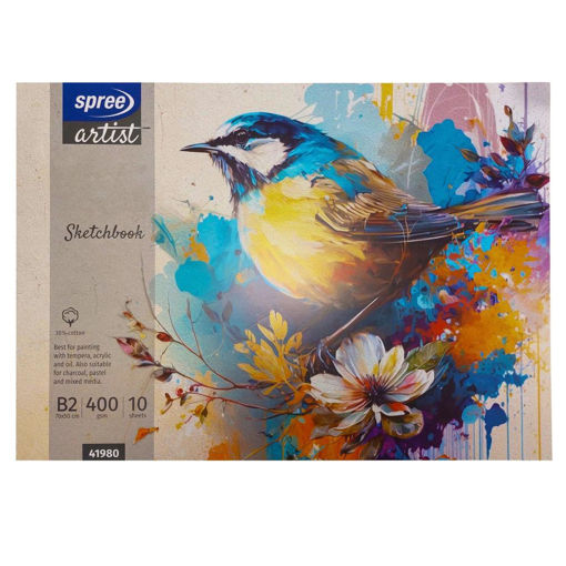 Picture of 400GSM B2 GLUED SKETCH PAD 10 PAGES